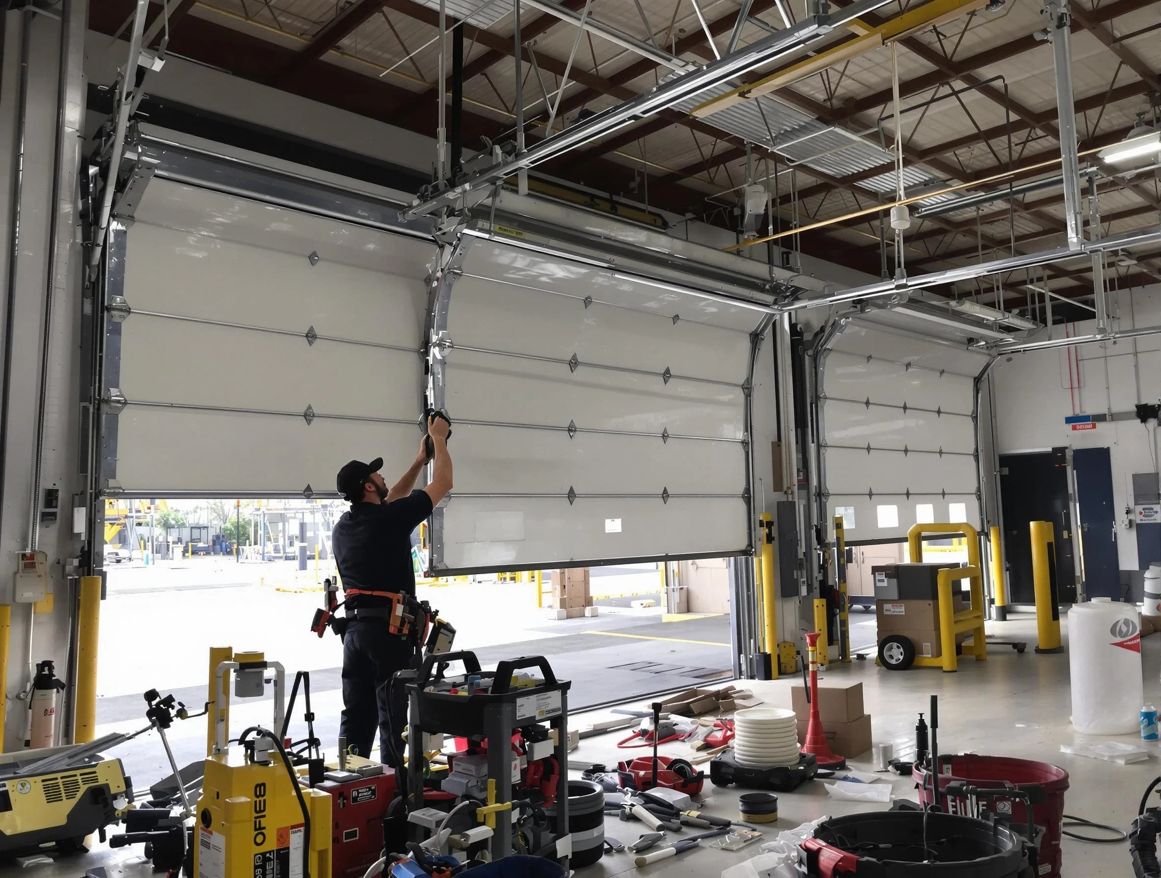Irondale Garage Door Repair technician performing commercial garage door repair in Irondale