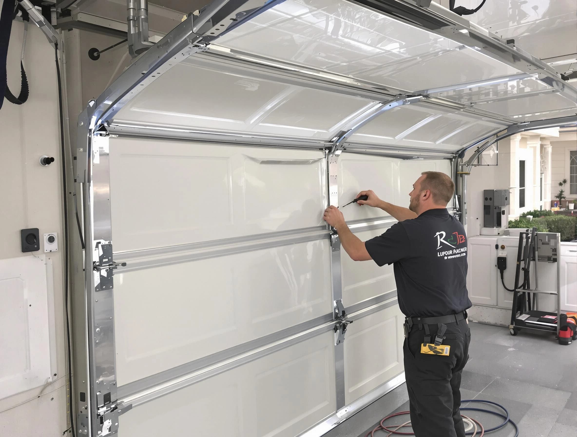 Irondale Garage Door Repair professional performing panel repair in Irondale